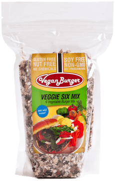 Vegan Burger Delight Six Vegetable Mix Pack PNG