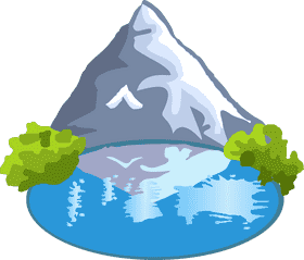 Reflecting Tranquility The Mountain's Mirror PNG