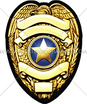 Police Badge of Honor and Service PNG