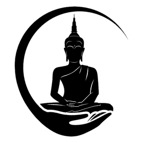 Serene Buddha in Tranquil Embrace PNG