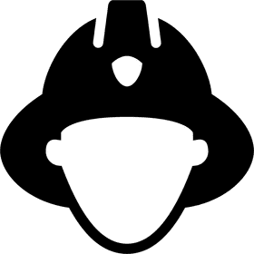 Brave Firefighter Saving Lives from Flames PNG