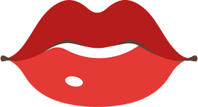 Vibrant Red Lips The Essence of Lipstick PNG