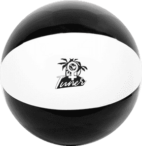 Beach Ball Fun Summer Vibes Ahead! PNG