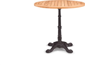 Elegant Wooden Top Table Lamp Base PNG