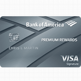 Bank of America Premium Rewards Credit Card PNG