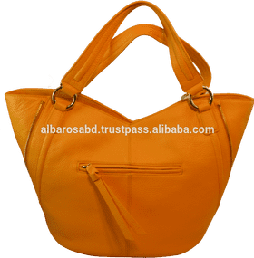 Vibrant Yellow Fashion Statement Bag PNG