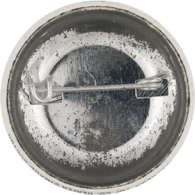 Classic Metal Button with Rusted Backing PNG