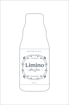 Kombucha Bottle with Refreshing Lime Essence PNG