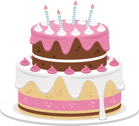 Delicious Birthday Cake Celebration Delight PNG