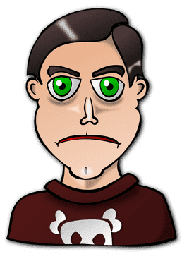 Emo Vibes The Intense Expression PNG