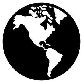 Globe of Diverse Continents and Cultures PNG