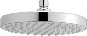 Stylish Chrome Bathroom Showerhead Design PNG
