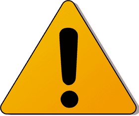 Warning Sign Caution Ahead for Safety PNG