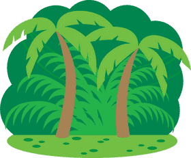 Jungle Trail Pathway Through Lush Greenery PNG