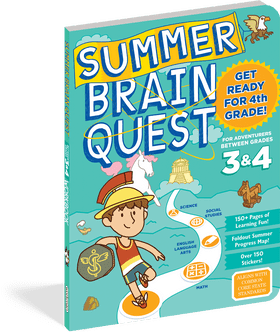 Summer Brain Quest for Fourth Graders PNG
