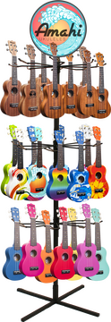 Colorful Collection of Ukuleles for Every Musician PNG