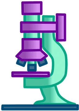 Vibrant Scientific Exploration Microscope PNG