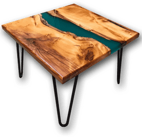 River Flow Table Design PNG