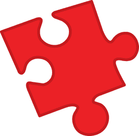 Red Jigsaw Puzzle Piece of Fun PNG