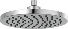 Shiny Bathroom Rainfall Showerhead Design PNG