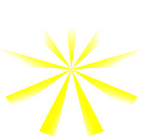 Radiant Sunrise Through Golden Rays PNG