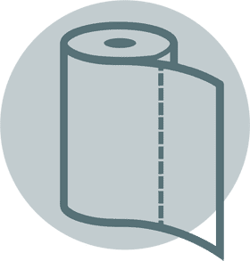 Rolled Paper Sheet for Convenient Use PNG