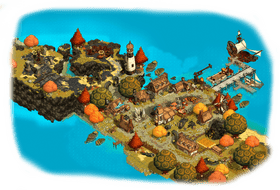 Underwater Enchanted Village Adventure PNG