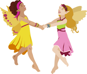 Fairy Dance of Joyful Friendship PNG