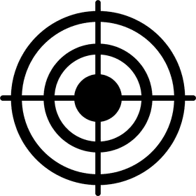 Focused Aiming at the Target PNG