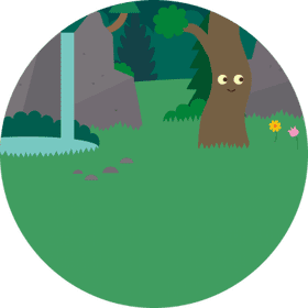 Email Adventures in a Whimsical Forest PNG