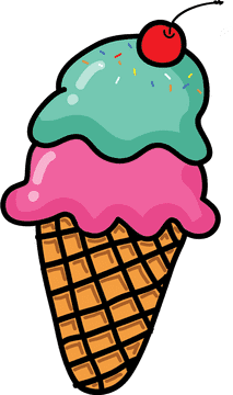 Deliciously Swirled Ice Cream Delight PNG