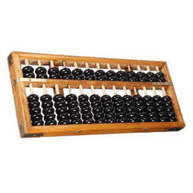 Classic Wooden Abacus for Mastering Arithmetic PNG