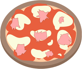 Deliciously Cheesy Pizza Delight PNG