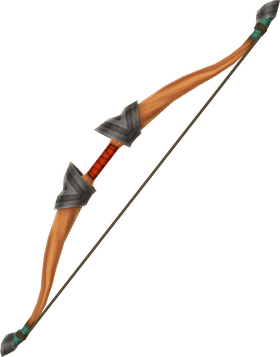Elegant Warrior's Bow of Precision PNG