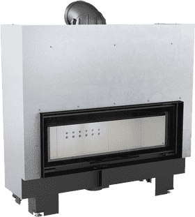 Modern Fireplace Insert for Cozy Living Spaces PNG