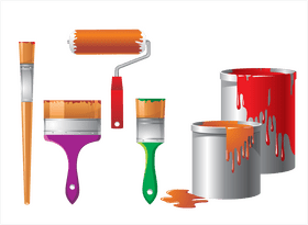 Versatile Clean Tool for Perfect Painting Projects PNG