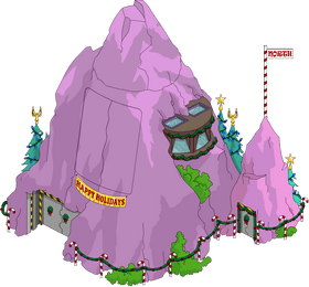 Volcano of Holiday Cheer and Adventure PNG