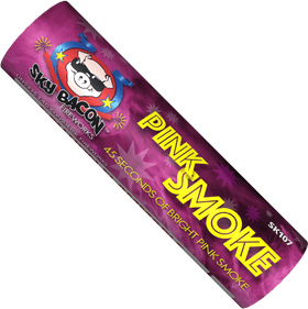 Bright Pink Smoke Spectacle PNG