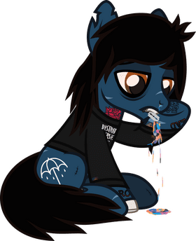 Charming Blood Drip of Rebellion PNG