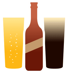 Refreshing Beverage Bottle Delight PNG