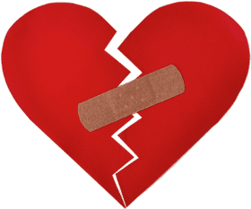 Broken Glass Heart A Fractured Emotion PNG