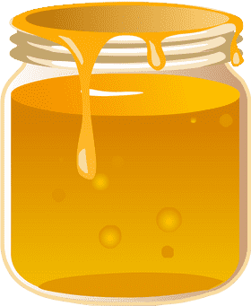 Golden Delight The Perfect Honey Jar PNG