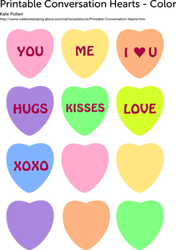 Colorful Heartfelt Messages of Love PNG