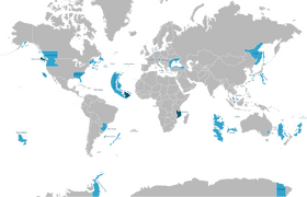 USA Map with Global Maritime Boundaries Highlighted PNG