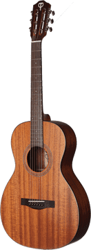 Elegant Acoustic Guitar with Rich Warm Tones PNG