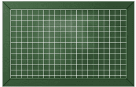 Gridded Blackboard for Precision Teaching PNG