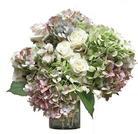 Delicate Harmony Blooming Flower Arrangement PNG