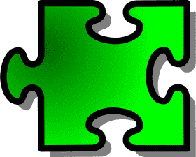 Vibrant Jigsaw Pieces of Connection PNG