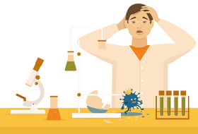 Facing the Coronavirus Challenge A Scientist's Dilemma PNG