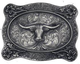 Desert Flora and Fauna Emblem PNG